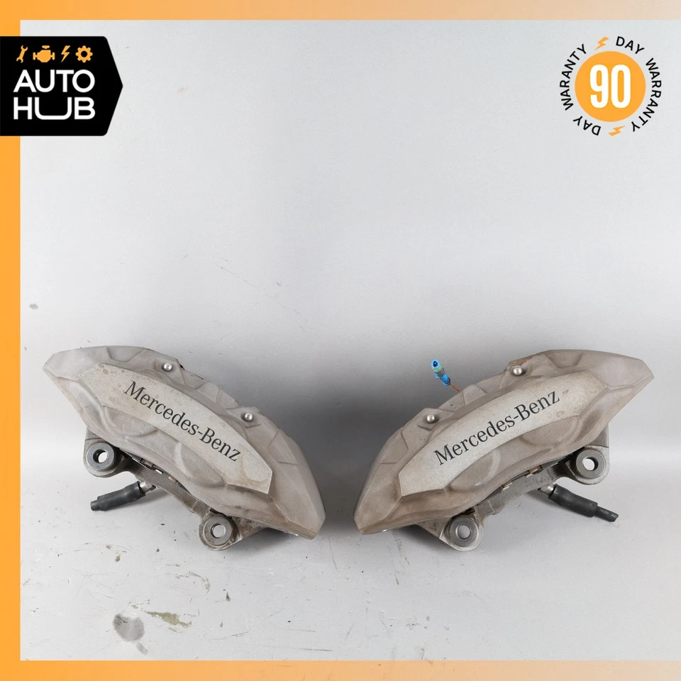 Mercedes W238 E400 CLS450 E450 Front Brake Caliper Calipers Set 000421000 OEM - Image 2 of 4