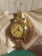 Vintage Longines Ladies 10k Gold Filled Swiss Watch 1/27  1/50 R.G.P WORKS