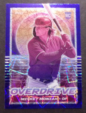 2021 Panini Chronicles Overdrive Purple Velocity Mickey Moniak RC # 10