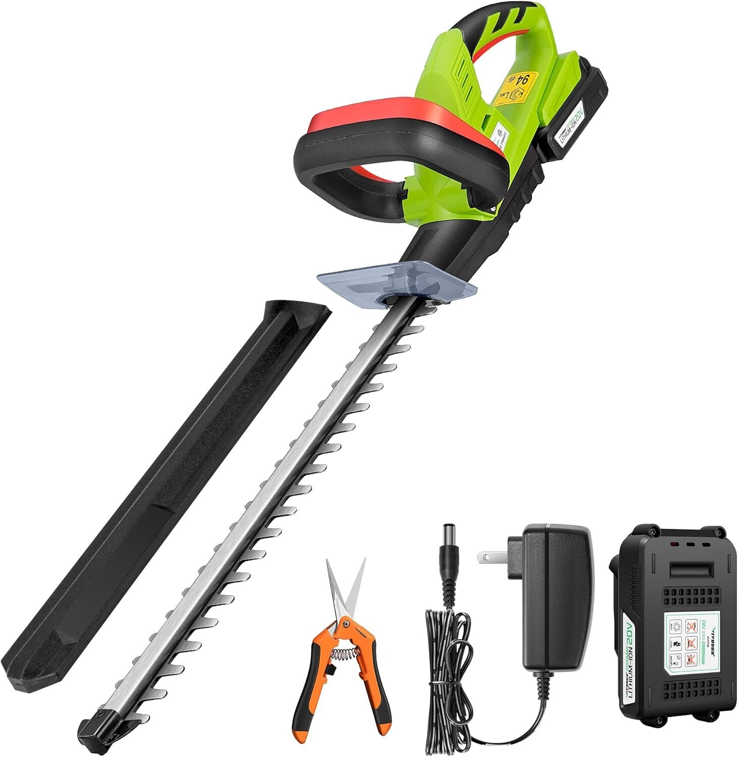 With 20v Max Battery, Brushless Bush...