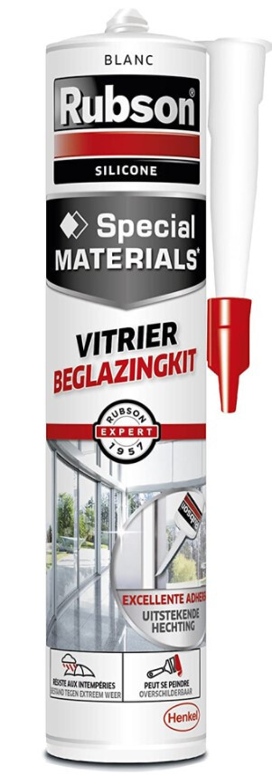 Mastice Ibrido Polimerico Bianco Speciale Vetro Finestra Porta RUBSON