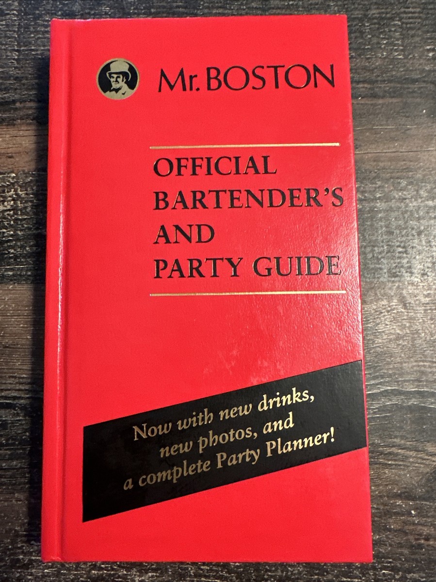 Mr Boston Official Bartender's And Party Guide (1994, Hardcover