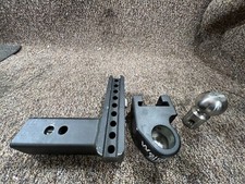 Weigh Safe Ball Mount Steel Adjustable Hitch Receiver Weight Scale 2-5/16 Ball