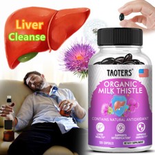 Milk Thistle Silymarin Extract 3500 Mg Liver Cleanser Liver Detox Cardio