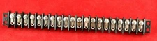 1 ea. Cinch Jones Barrier Type Terminal Strip 20 Position W/ Solder Lugs 0.41