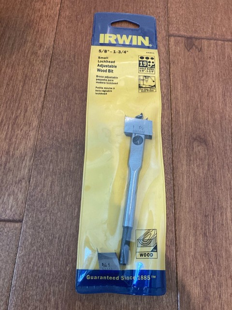 IRWIN Speedbor 44801 Adjustable Spade 