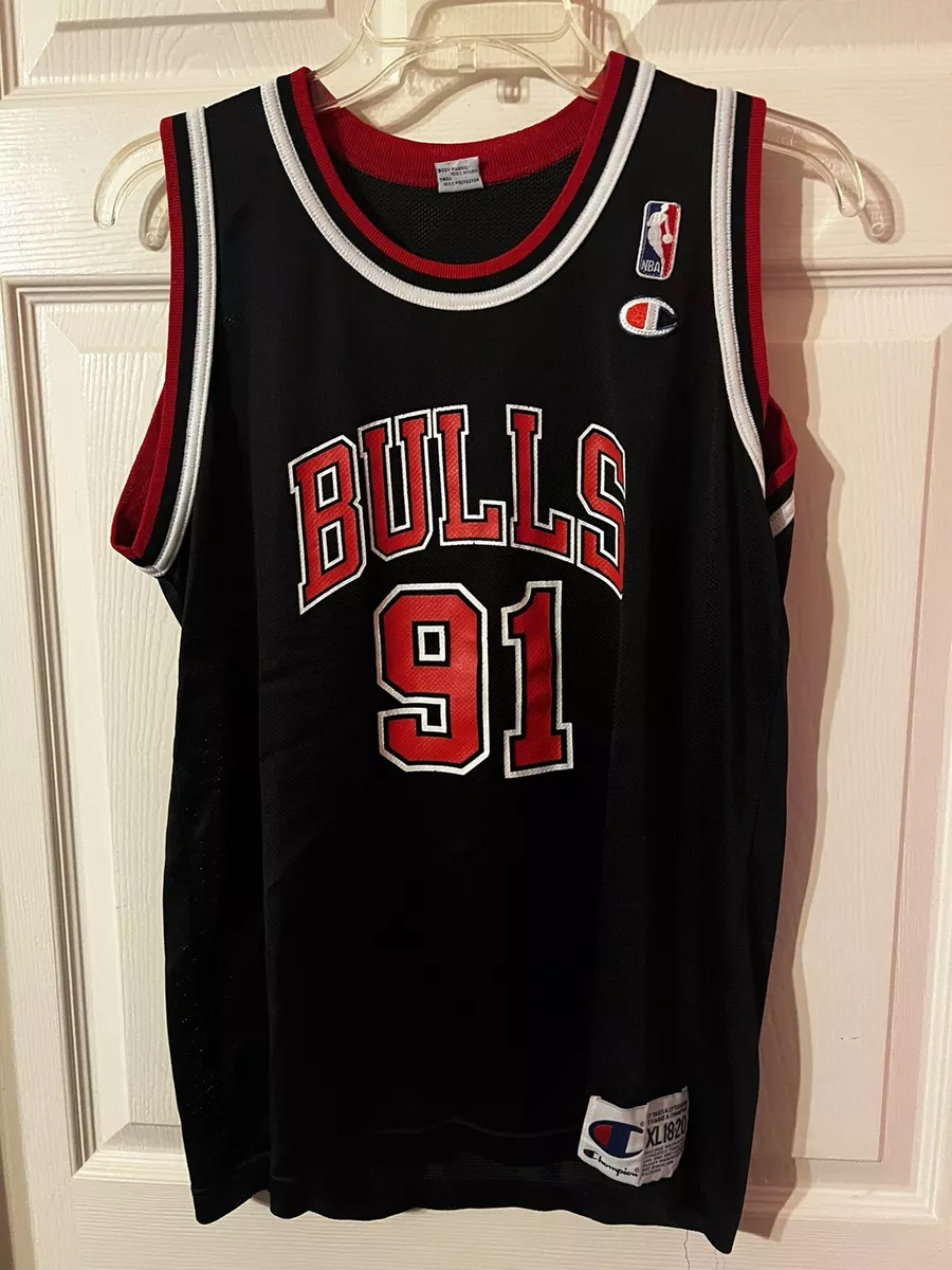 dennis rodman black jersey