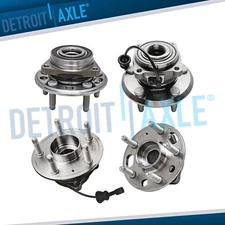 Front Rear Wheel Bearing Hubs for 2010-2017 Chevy Equinox GMC Terrain 2.4L 3.6L