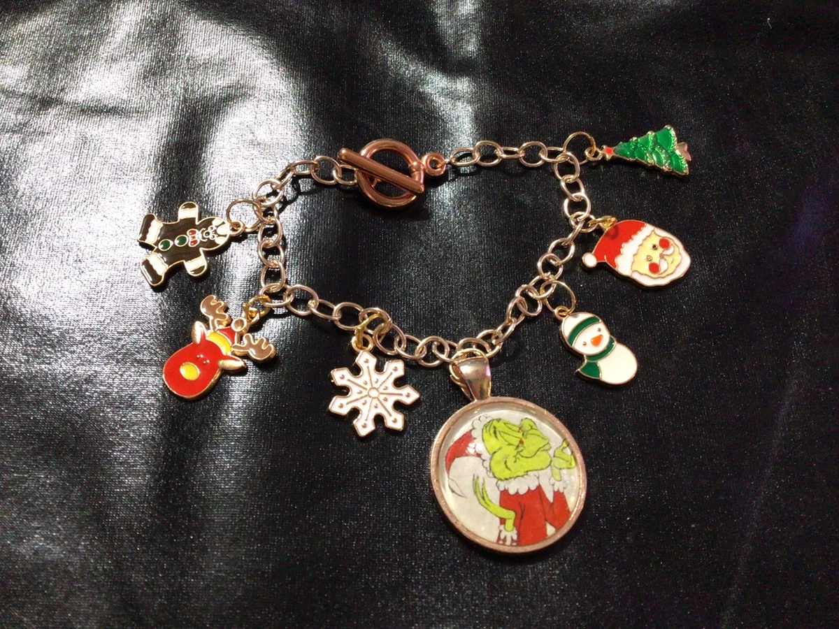 Grinch charm hotsell bracelet