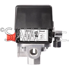 D26613 DeVilbiss/Craftsman 4-Port Pressure Switch 140/175 PSI Adjustable