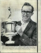 1968 Press Photo Kermit Zarley, Kaiser International Open winner in Napa