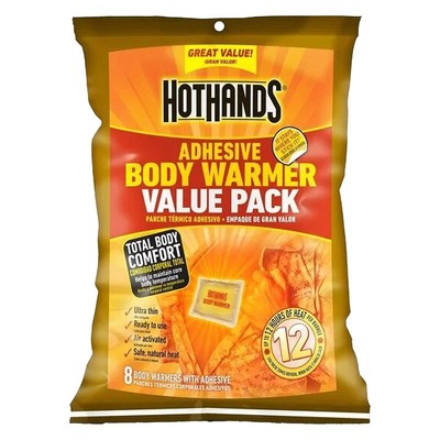 HotHands Adhesive Body Warmer Value Pack- 8/Pack