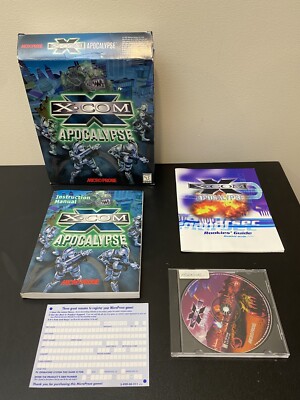 Vintage X-COM APOCALYPSE PC CD-ROM 1997