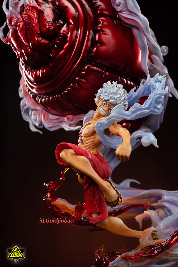 Estátua Monkey D. Luffy Gear 5 Nika One Piece Onigashima Super Bomb Studio  Figure - Laventy