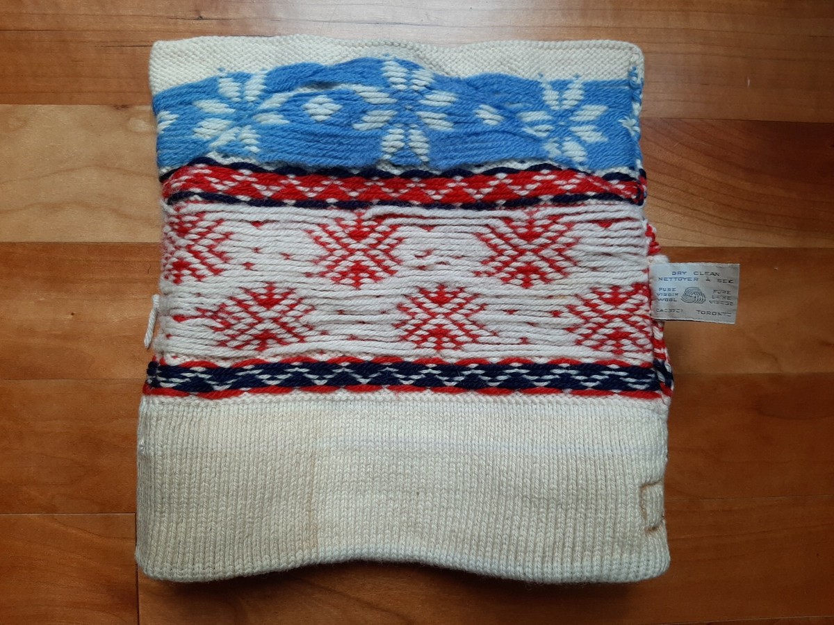 Murray‎ Merkley Handmade Wool Hat Fair Isle Fur Trim Winter Trapper Murray Merkley - Etsy main image 4