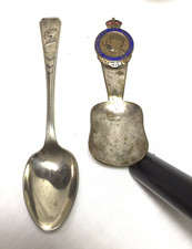 Vintage Souvenir Spoons - May 6, 1935 and 1937 King George & Queen Elizabeth