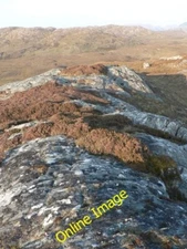Photo 6x4 Rocky summit Mial A rocky flat top near to the summit of Meall  c2012