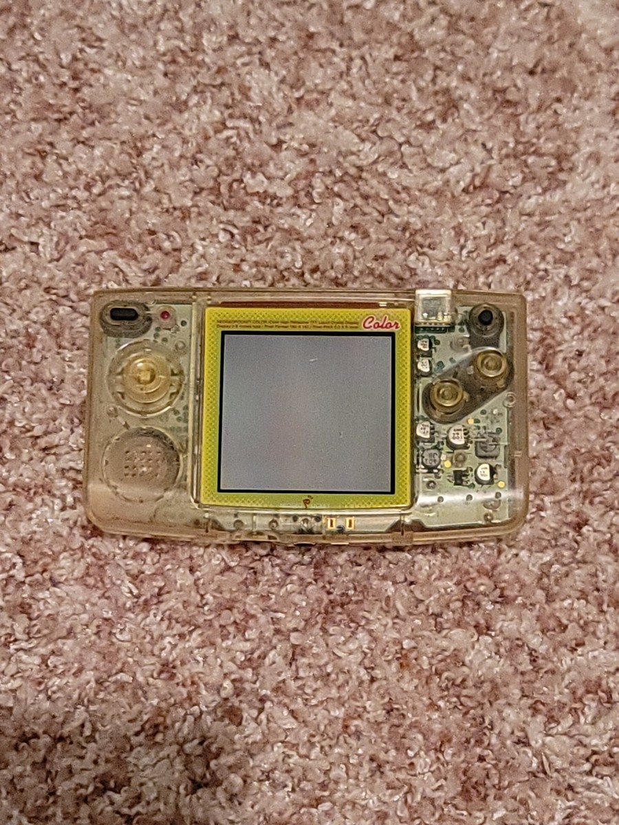 Neo Geo Pocket Color Crystal Yellow Model 2 Slim All Neo Geo Pocket Color Crystal Yellow Model 2 Slim All