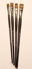 Black Pearl 4 pc Artist Brush Set LIST $75. NOW ONLY $29.95