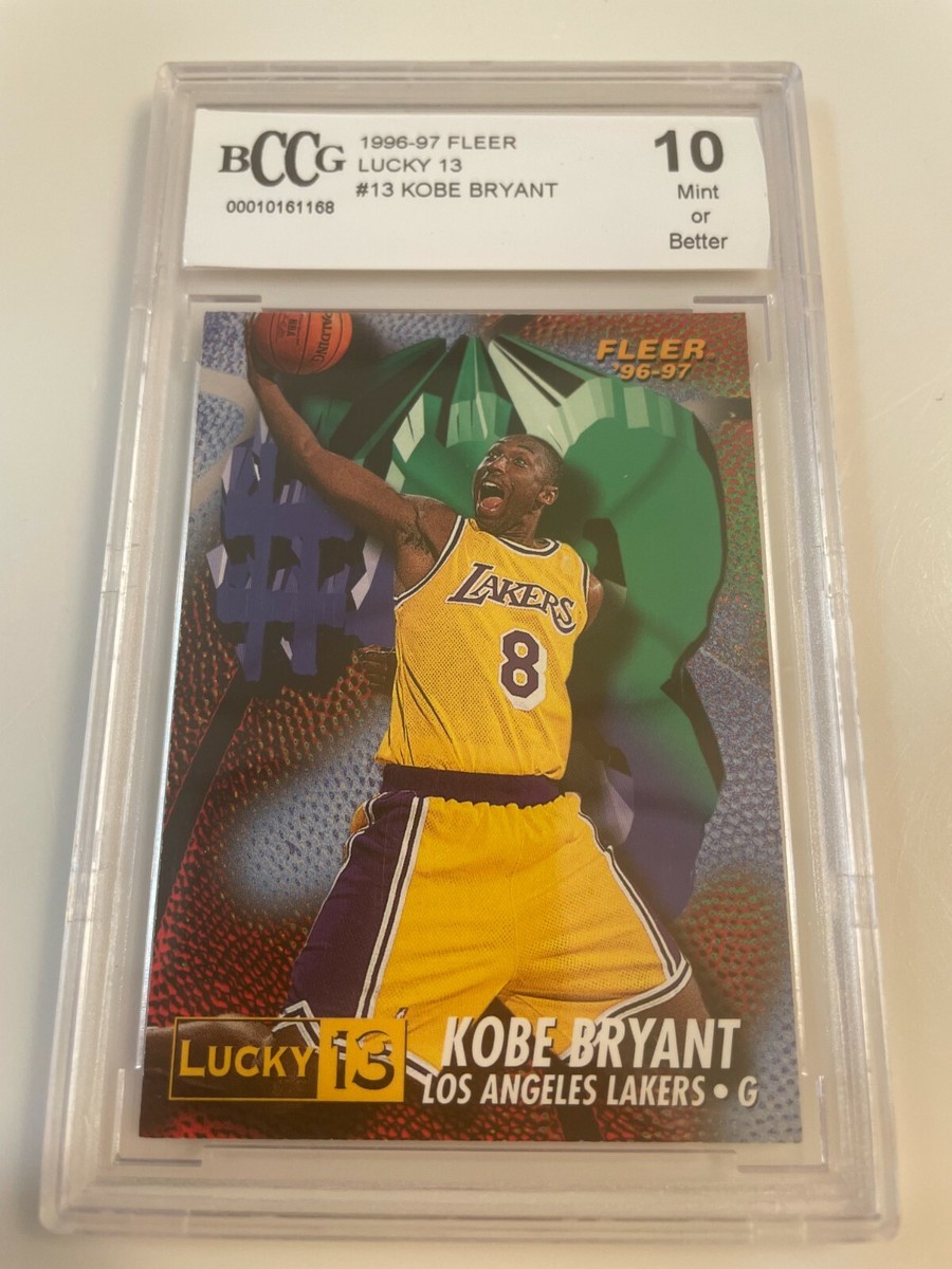 1996-97 FLEER KOBE Fleer Kobe Rookie Lucky 13 Redemption BRYANT