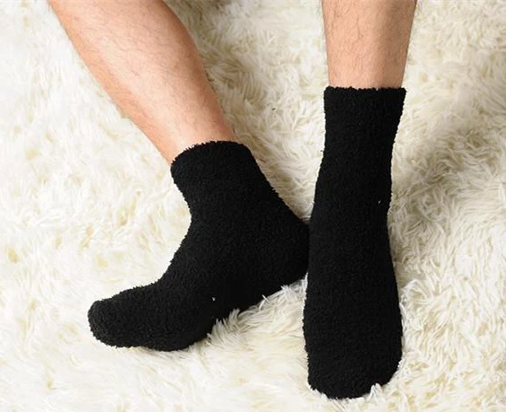 3-10 Pairs For Mens Womens Soft Cozy Fuzzy Socks Winter Home Warm Slipper Lot  - Image 4 of 4