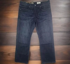 T.K. Axel Men's Slim Boot Cut Stretch 5 Pocket Denim Jean (Arnav Dark Wash) Blue