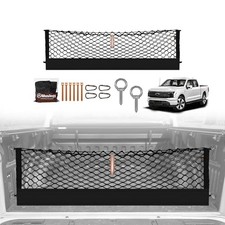 Truck Bed Cargo Net Trunk Netting Compatible with Ford F-150 Lightning