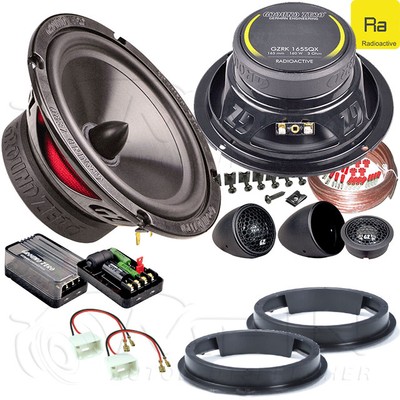 GROUND ZERO LAUTSPRECHER für FORD KA+ ab 2014 Front Tür Vorn 2-Wege 190W #B4DA