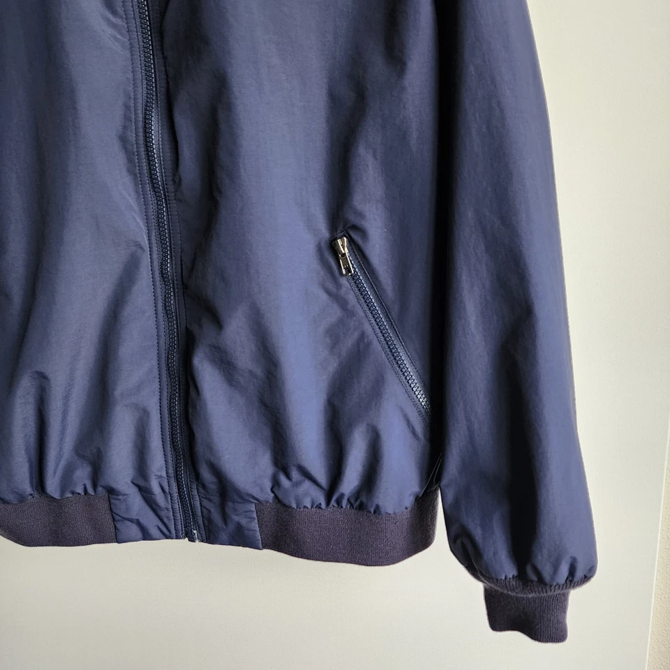 Винтажный LL Bean флиса с подкладкой ветровка пальто мужской размер большой Reg 100% нейлона - Изображение 4 из 4