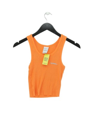Iets Frans Damen T-Shirt S orange Baumwolle mit Elasthan Basic