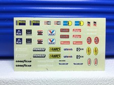 Ford Chevy Dodge Willys Hot Rod Gasser Model Decal Original 1989 Sheet