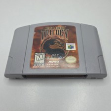 Nintendo N64 Mortal Kombat Trilogy MidWay Authentic Game Cartridge Tested