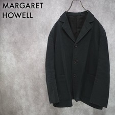 MARGARET HOWELL 15AW Cotton Wool Twill 3B Jacket M Japan Dark Navy Unstructured
