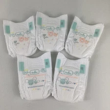 Pampers Swaddlers Preemie Newborn P2 up to 4lb PXS Diapers Baby Alive Doll Lot