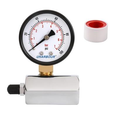 #ad Gas Pressure Test Gauge Range to 100psiDouble Scales Gas Pressure Test Measur $24.95