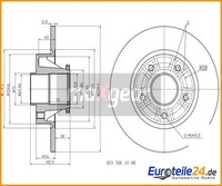 2 St. Bremsscheibe Maxgear 19-1834 FüR Renault Trafic Ii Bus