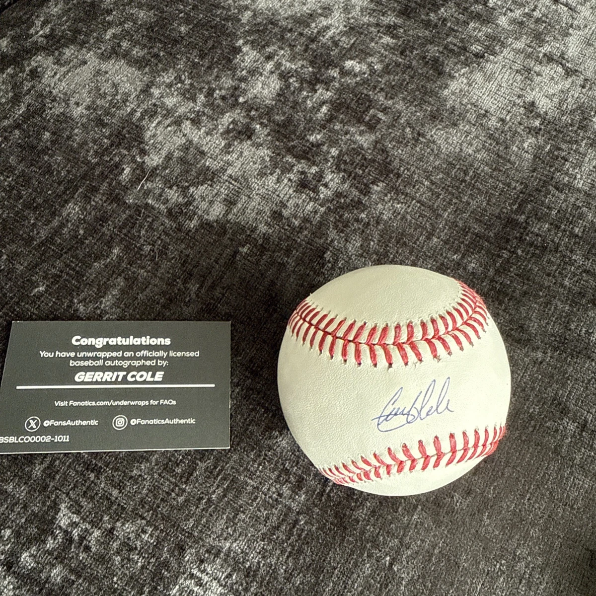 Gerrit Cole Original Sports Autographed Items for sale | eBay