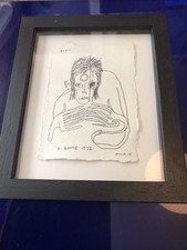 Jim Moir (Vic Reeves) ? ?Bowie, 1972? Original Ink Drawing ? 2018