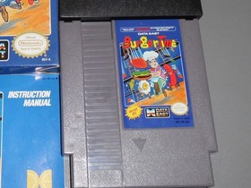 VINTAGE NINTENDO NES BURGER TIME VIDEO GAME. CIB COMPLETE IN BOX
