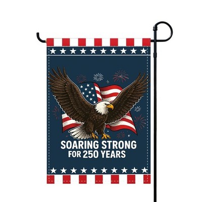 250th Anniversary American Eagle Garden Flag, Soaring Strong for Multicolor