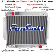 4 Row Radiator For 1971-1979 1978 Dodge Bdw D100 D150 W200 300 Pickup Van V8