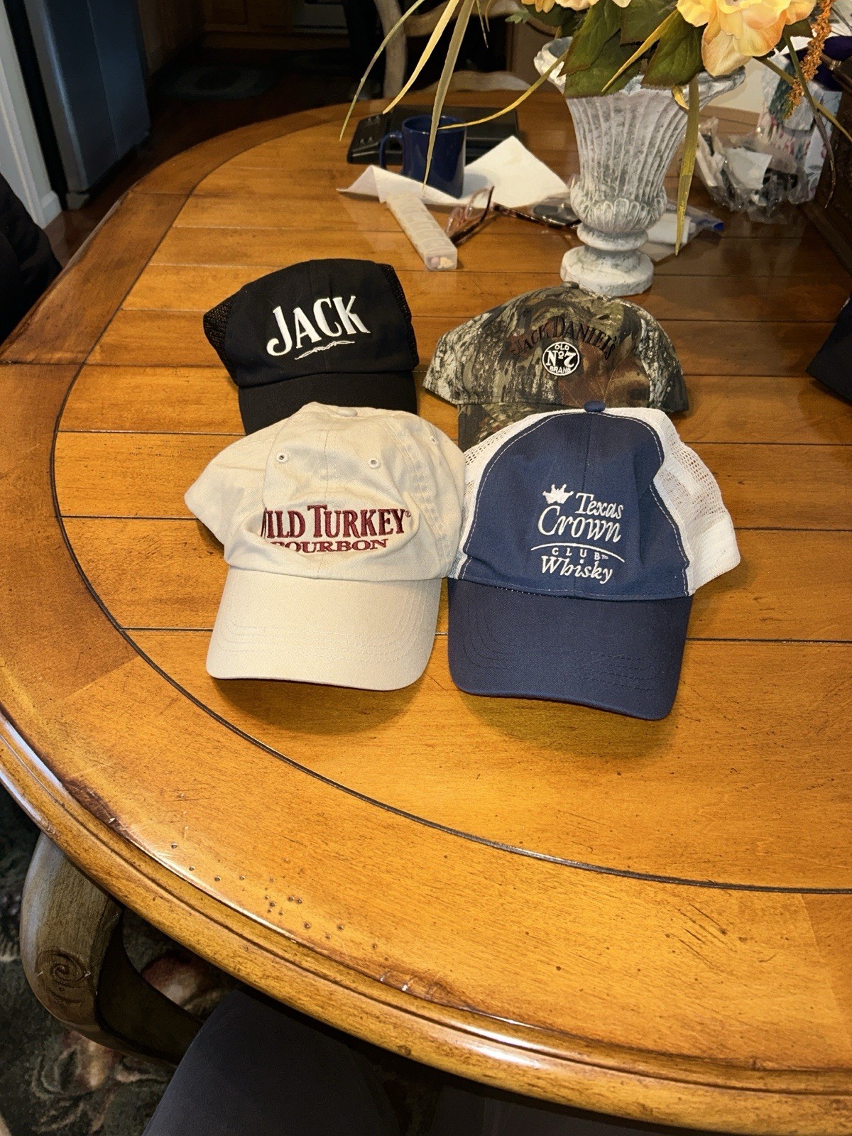 Assorted Whisky/Bourbon Branded Baseball Caps - image 1