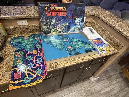 1992 The Omega Virus Milton Bradley  Talking Electronic Board Game - VTG- Tested