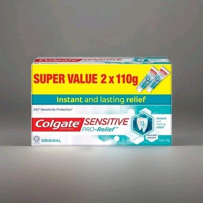 3 Twin Pack Colgate Sensitive Pro-Relief Original (2 x 110g) - Halal Malaysia
