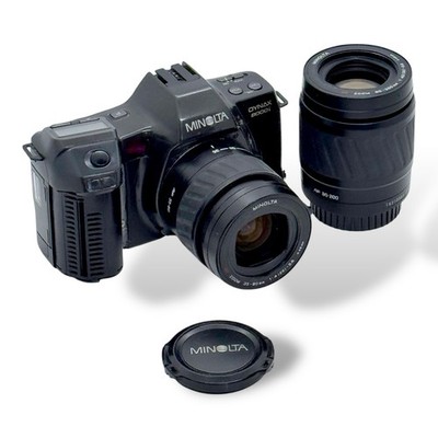 Minolta Dynax 8000i with AF 35-80mm And 80-200mm Tested Missing Rubber