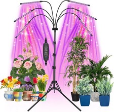 LED Indoor Grow Light / 6 Heads / Adjustable Modes / Grow Lamp / Timer