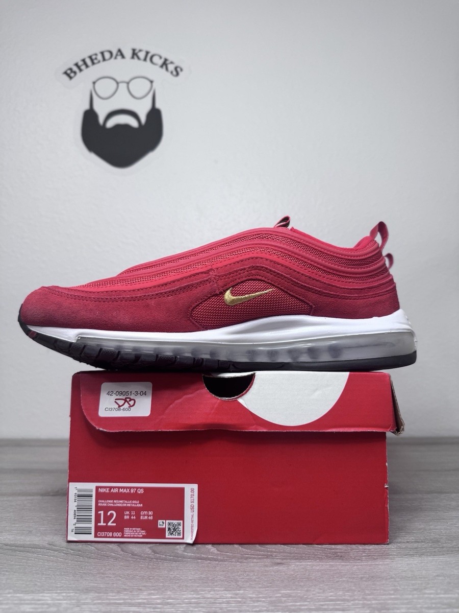 Size 12 - Nike Air Max 97 QS Olympic Rings Red CI3708-600 (Tried