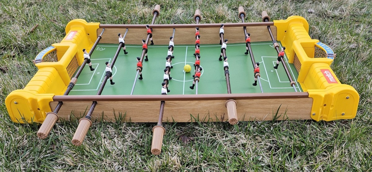 Vintage Sportcraft Arcofalc Tabletop Foosball Game Italy 37in
