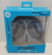 JLab - Studio Headphones, Wired Headphones, Tangle Free Cord, New In Box
