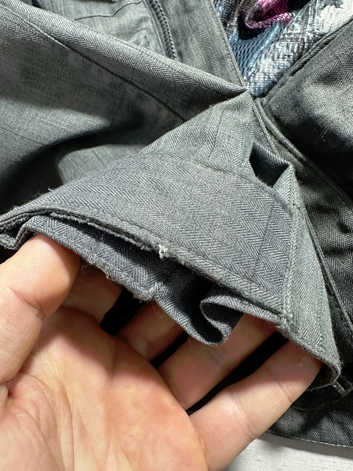 Oakley Technical Ski Jacket Grey Herringbone Hood… - image 20